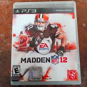 PS3 Madden 12 EA Sports NFL Playstation 3 Game Great Condition Manual Included